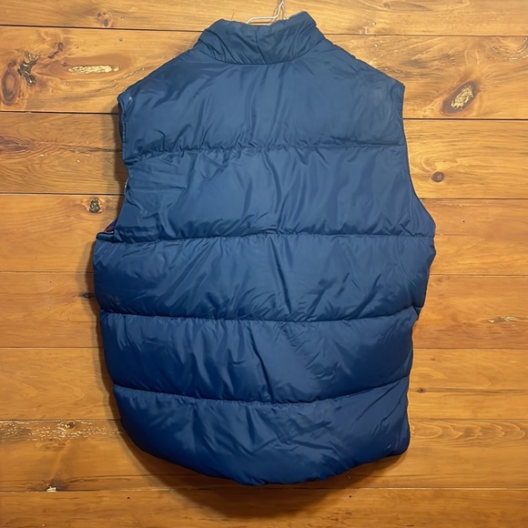 Retro down filled vest. Reversible.Burberry London plaid style pattern - Picture 2 of 4